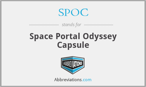 What is the abbreviation for space portal odyssey capsule?